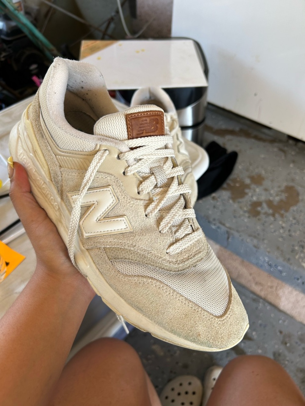 New Balance Beige/Cream 9907H Runner